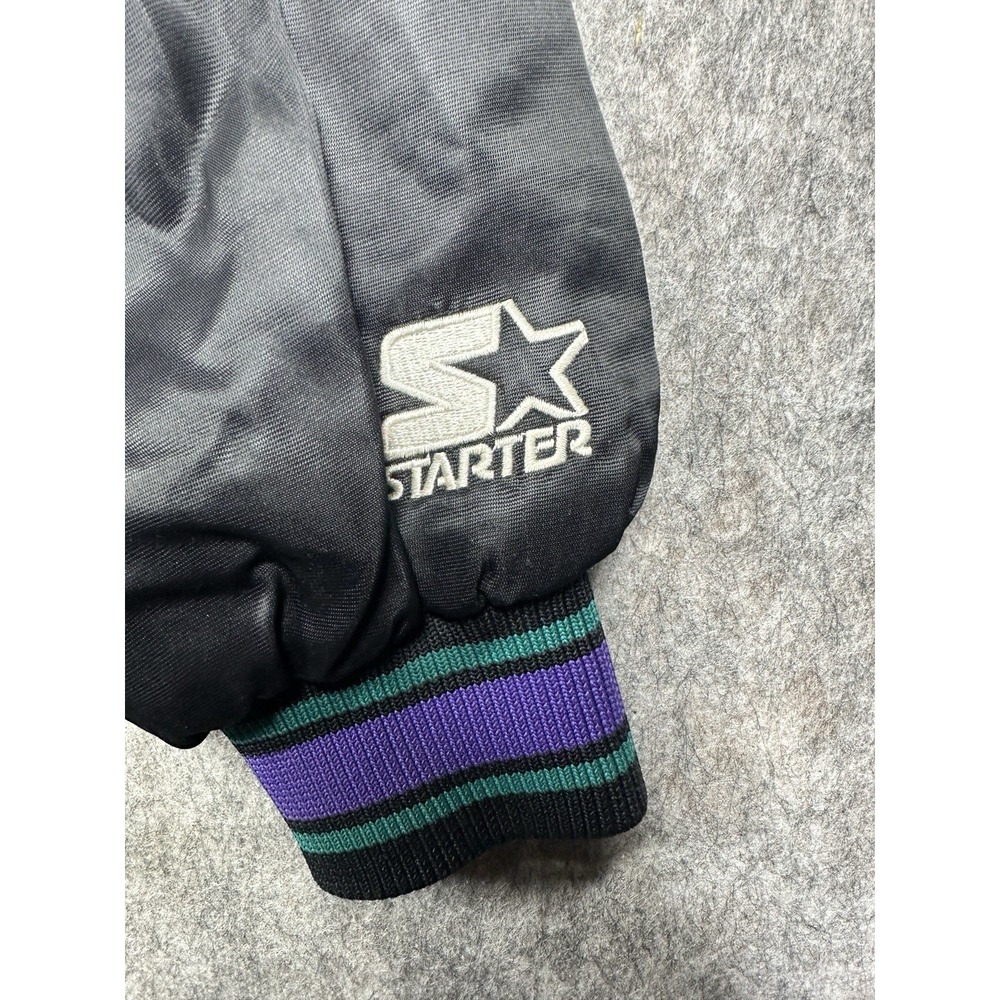 Vintage 1998 Starter Diamond Collection Arizona Diamondbacks Jacket M Purple MLB - Picture 6 of 11
